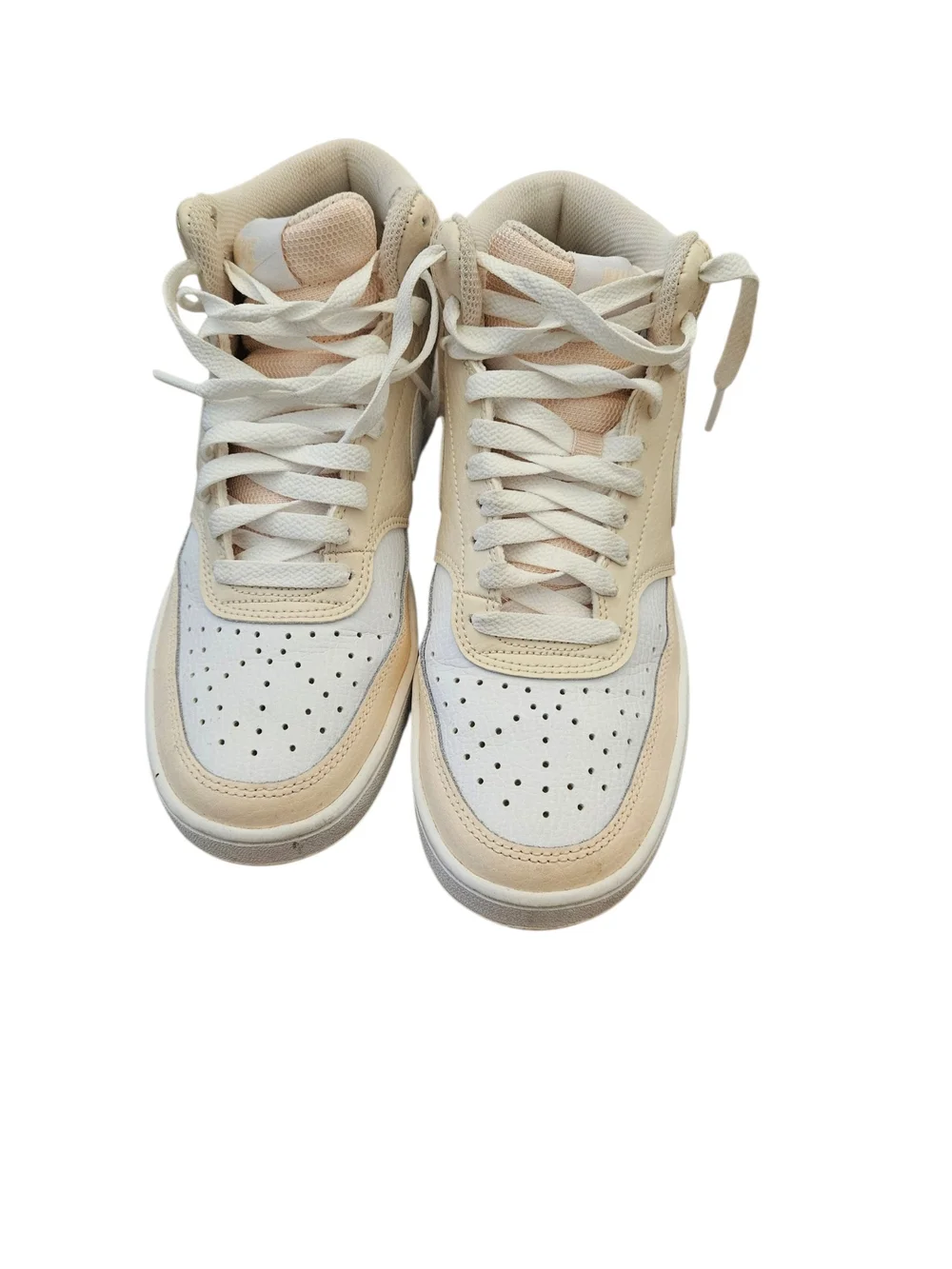 Nike Women's High-Top Sneakers Court Vision Mid Guava Ice White